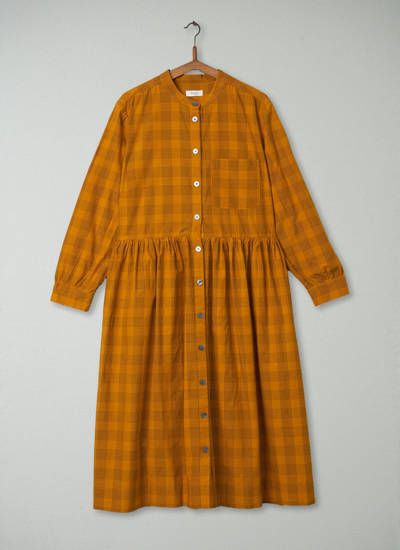 Reworn Cotton Shirt Dress Size 16 (288) | Yellow