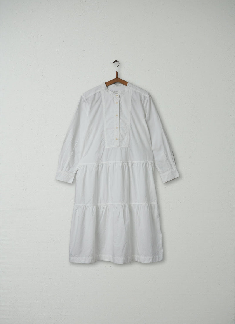 Reworn Cotton Oxford Dress Size 12 (278) | White