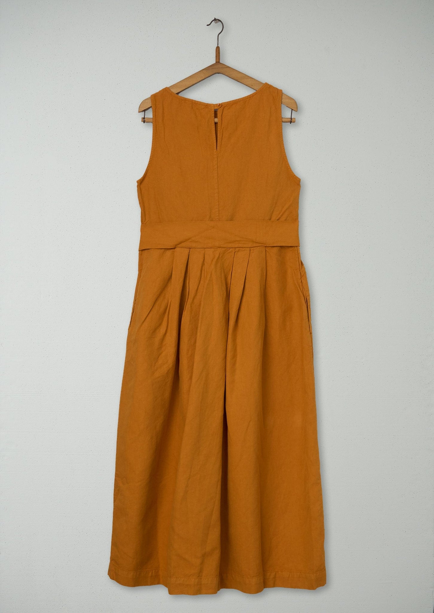 Reworn Cotton Linen Dress Size 16 (1072) | Spice