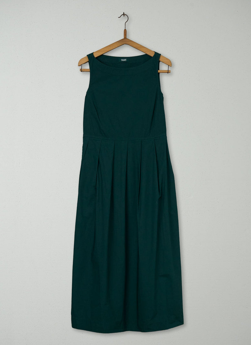 Reworn Poplin Pleated Dress Size 8 (1329) | Cape Verde