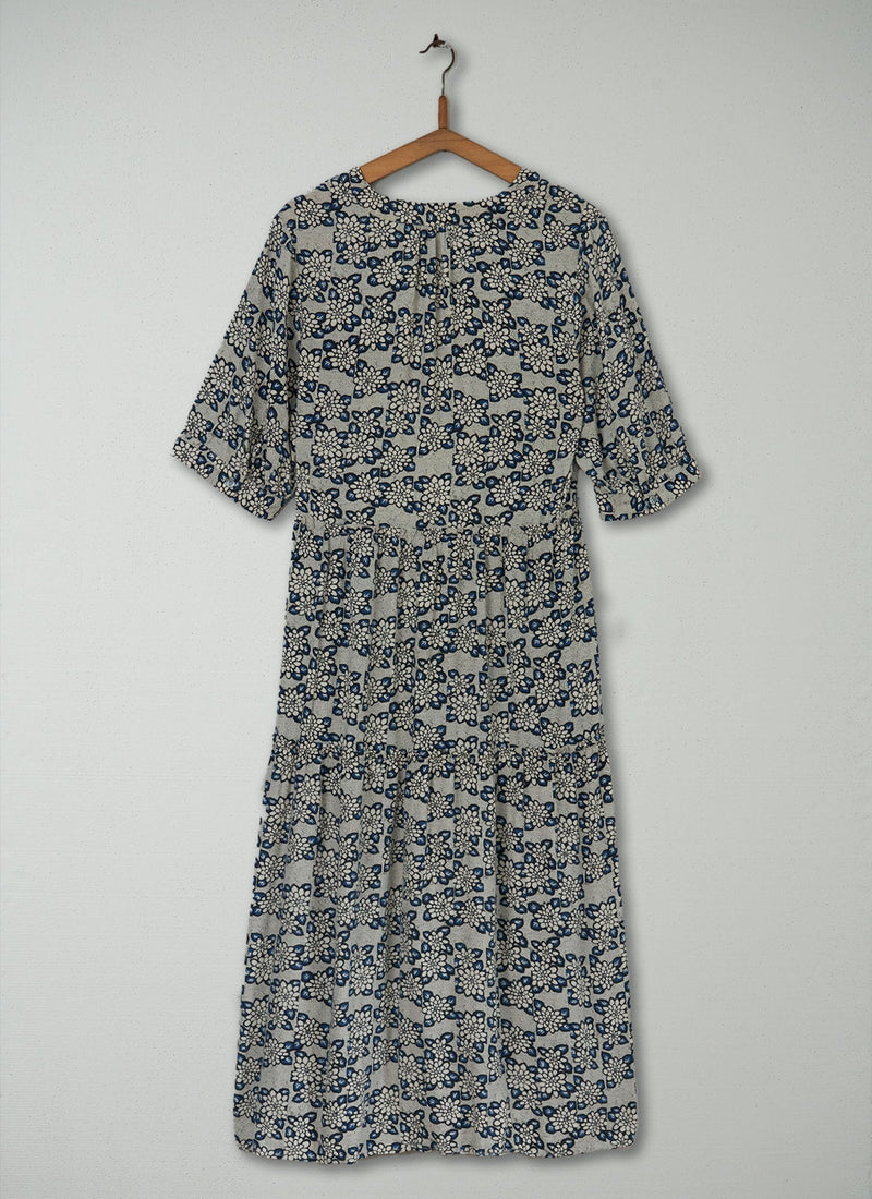 Reworn Floral Print Dress Size 12 (477) | Multi