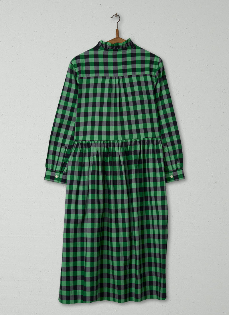 Reworn Check Cotton Shirt Dress Size 10 (2041) | Multi