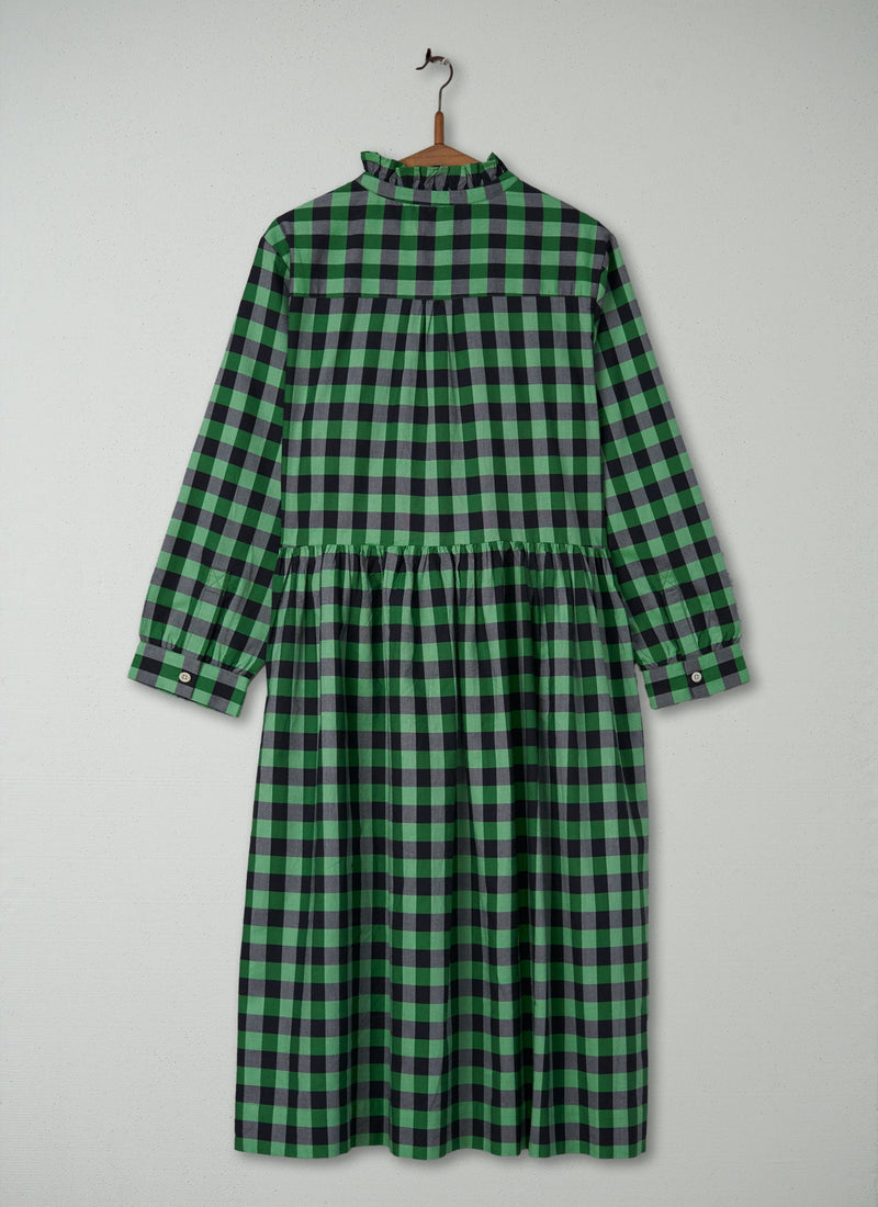 Reworn Check Cotton Shirt Dress Size 16 (505) | Multi