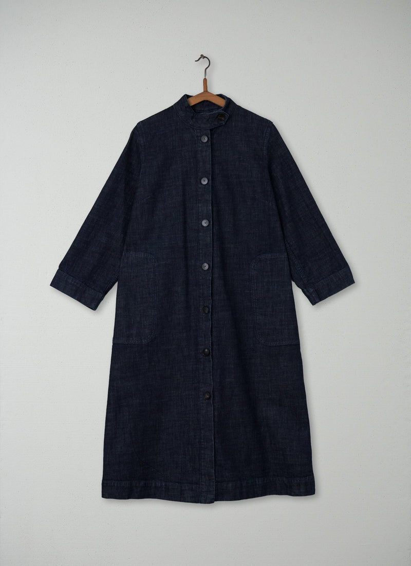 Reworn Denim Dress Size 14 (170) | Indigo
