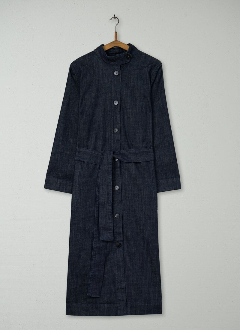 Reworn Denim Dress Size 16 (1232) | Indigo