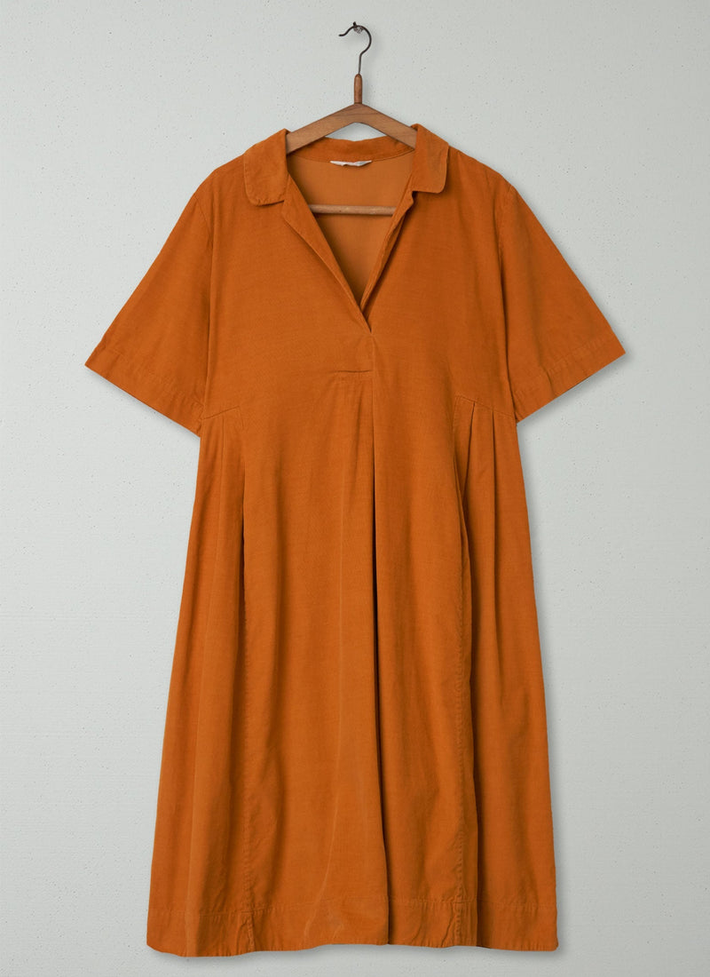 Reworn Needlecord Dress Size 14 (529) | Spice