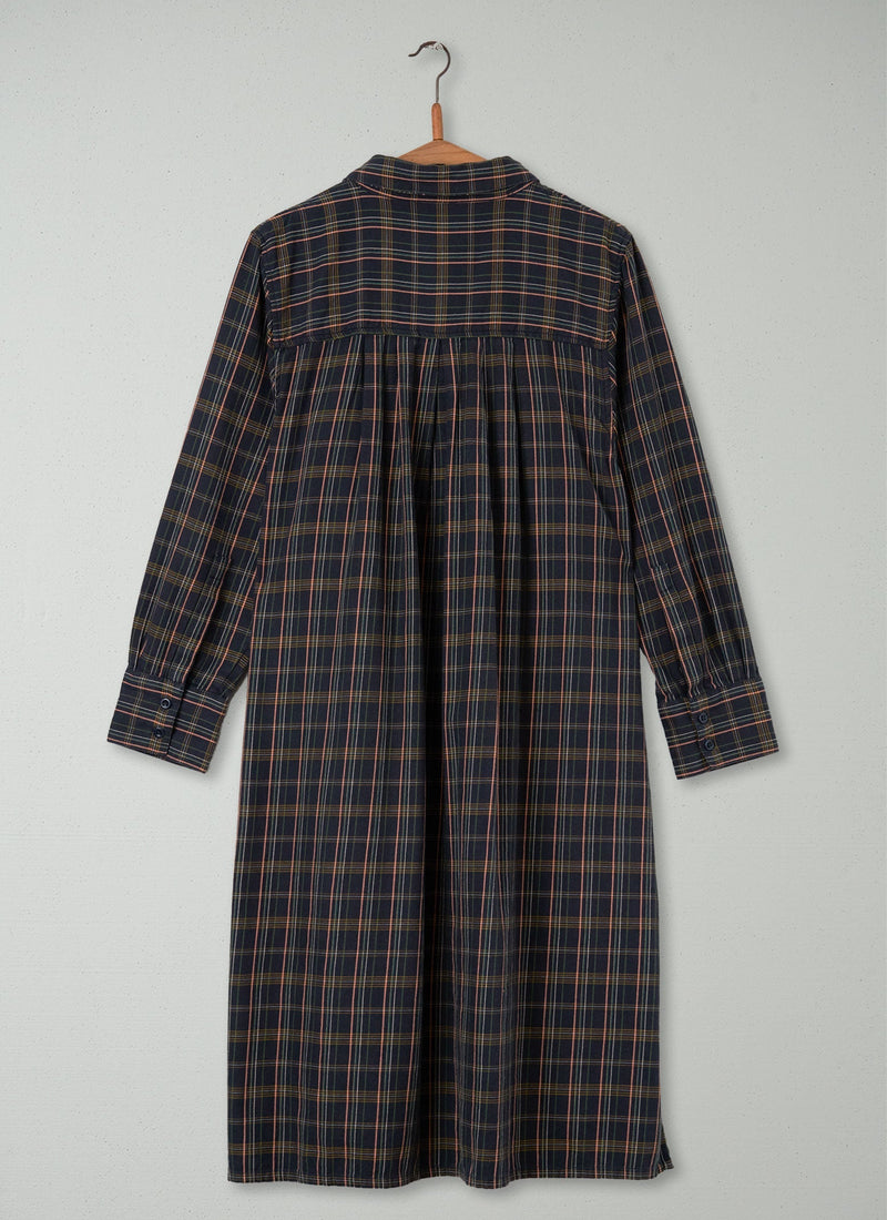 Reworn Cotton Swingy Shirt Dress Size 16 (496) | Multi
