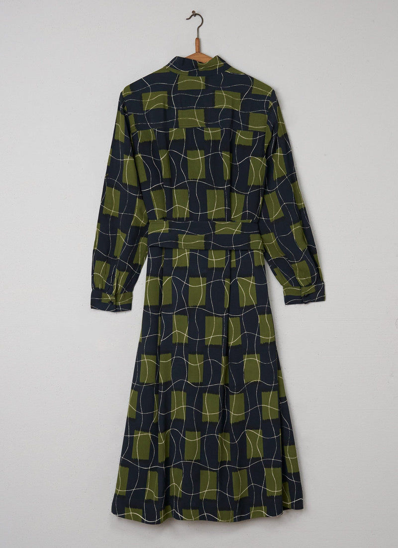 Reworn Check Dress Size 10 (048) | Multi
