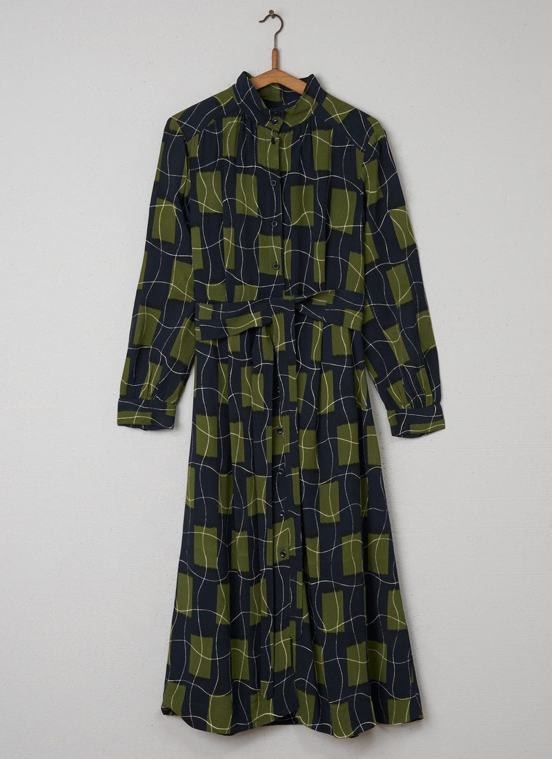 Reworn Check Dress Size 10 (048) | Multi