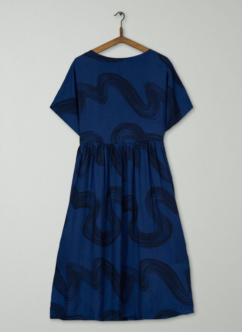 Reworn Drape Dress Size 6 (1794) | Multi