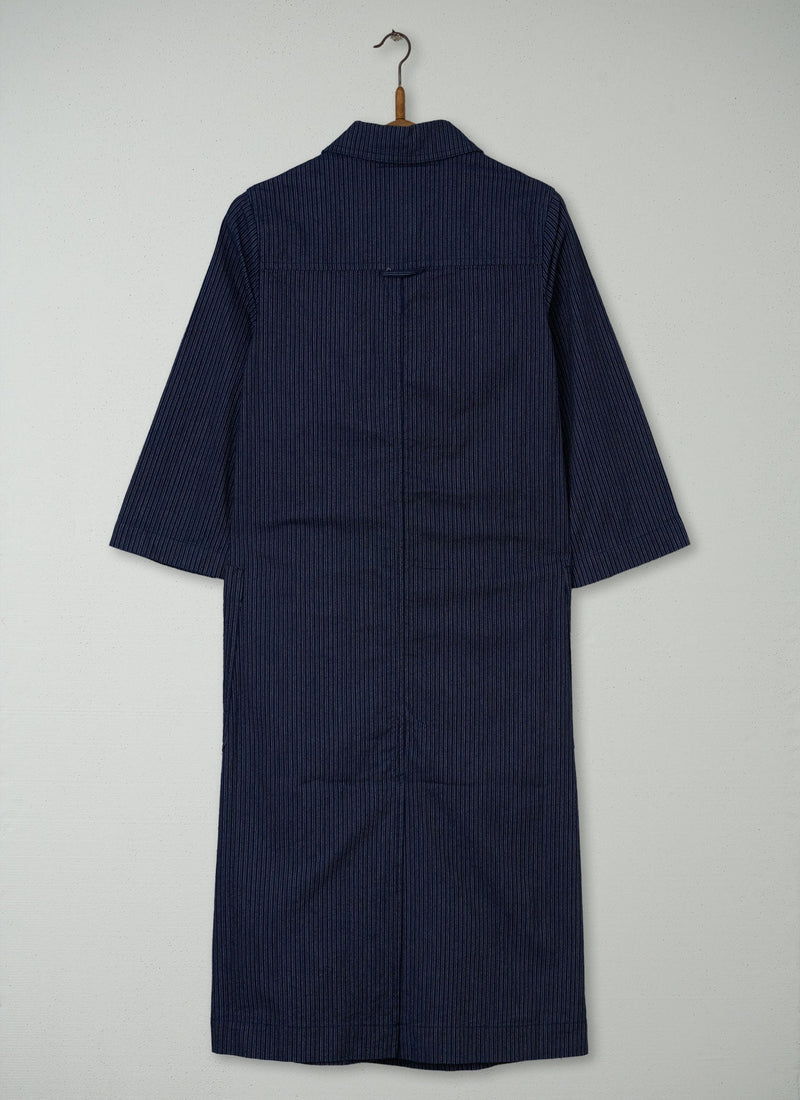 Reworn Fine Stripe Cotton Shirt Dress Size 6 (1395) | Multi