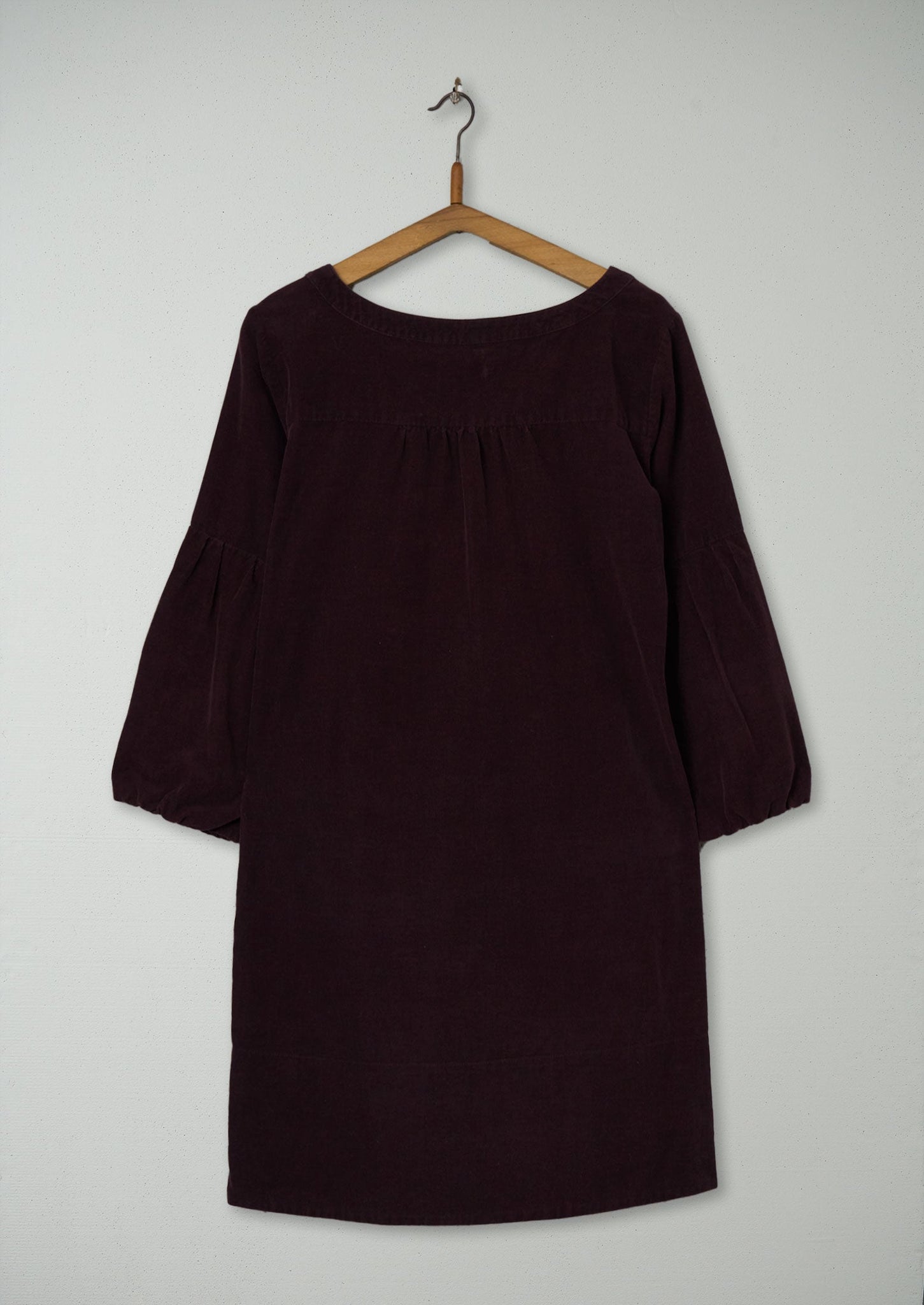 Reworn Needlecord Tunic Size 10 (426) | Damson
