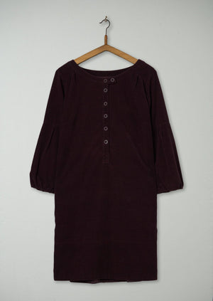 Reworn Needlecord Tunic Size 10 (426) | Damson