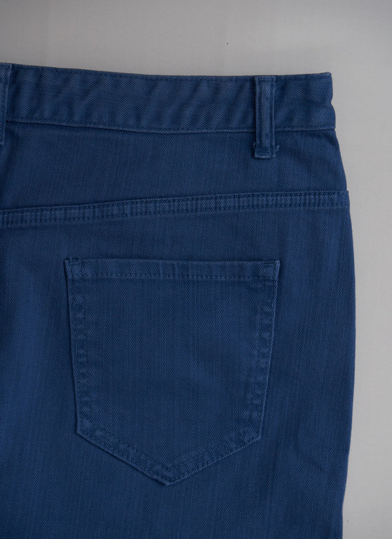 Reworn Coloured Pencil Skirt Size 18 (023) | French Blue