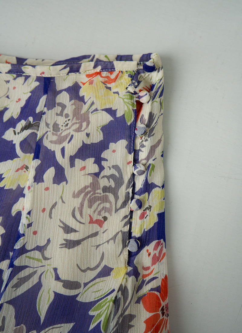 Reworn Bibi Skirt Size 10 (070) | Multi