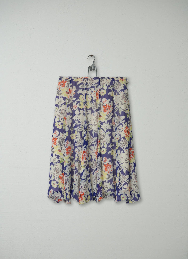 Reworn Bibi Skirt Size 10 (070) | Multi