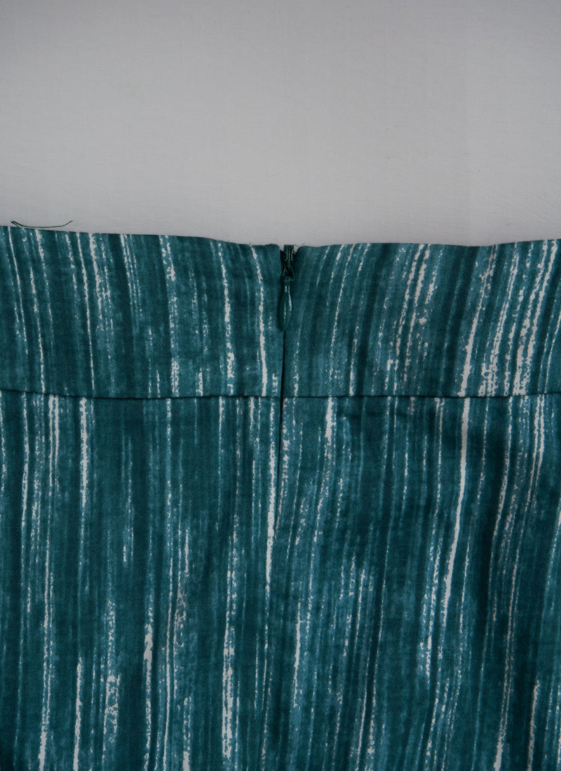 Reworn Aichi Skirt Size 10 (021) | Teal