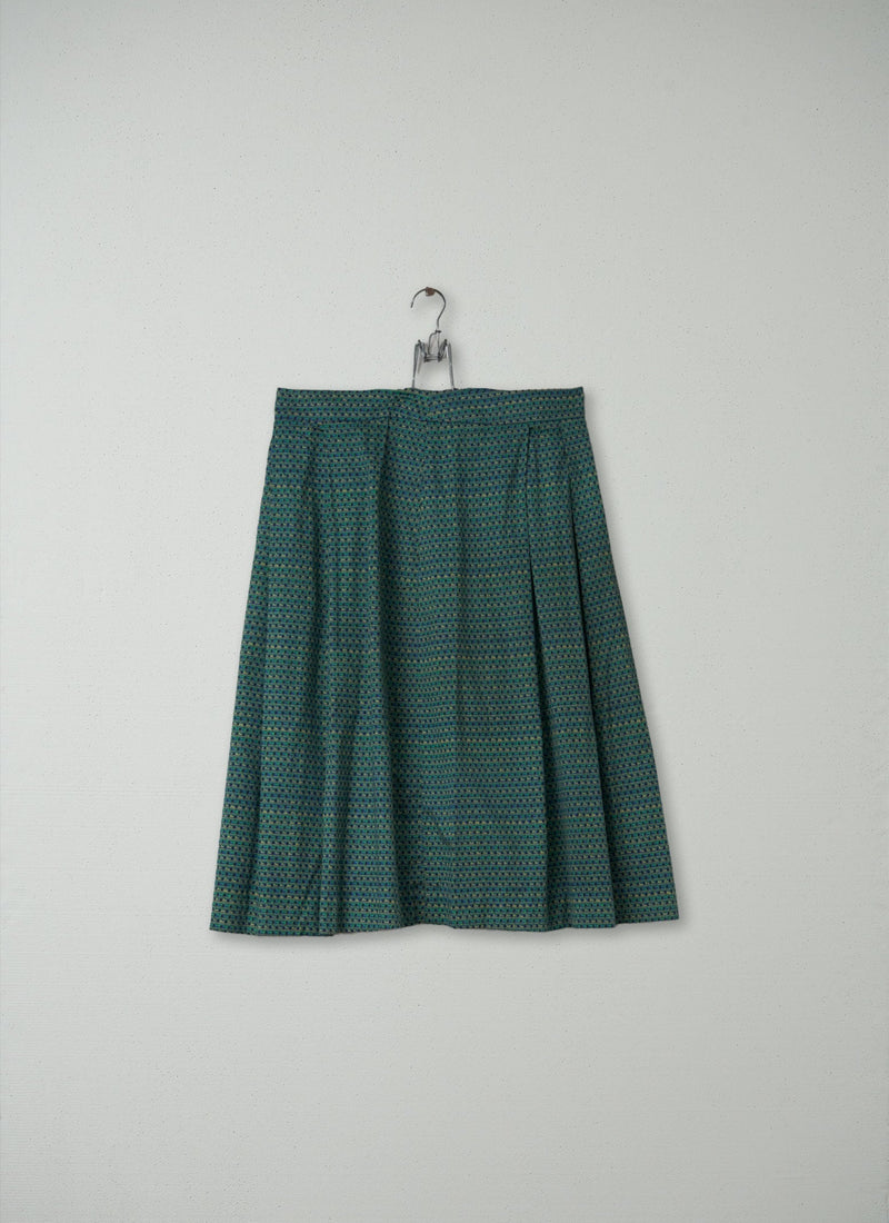 Reworn Geo Skirt Size 10 (076) | Multi