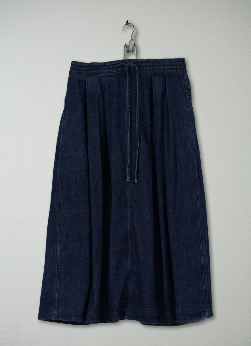 Reworn Denim Skirt Size 12 (097) | Indigo