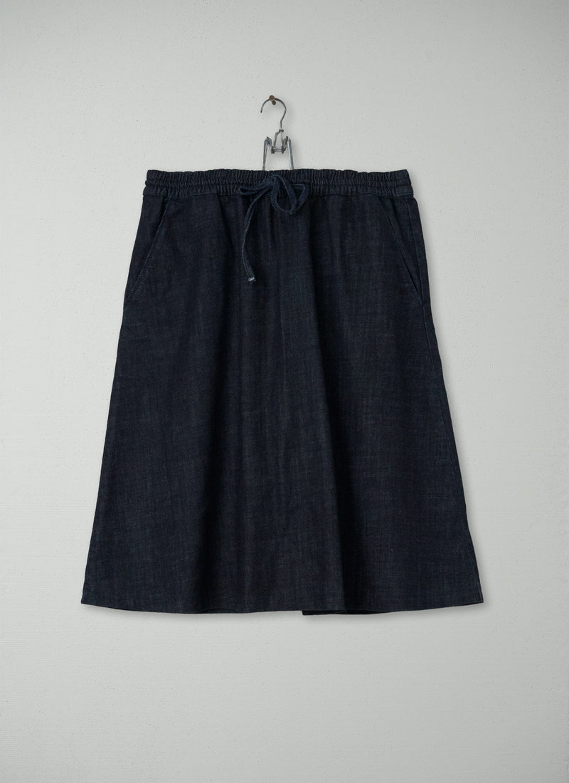 Reworn Denim Skirt Size 16 (008) | Indigo
