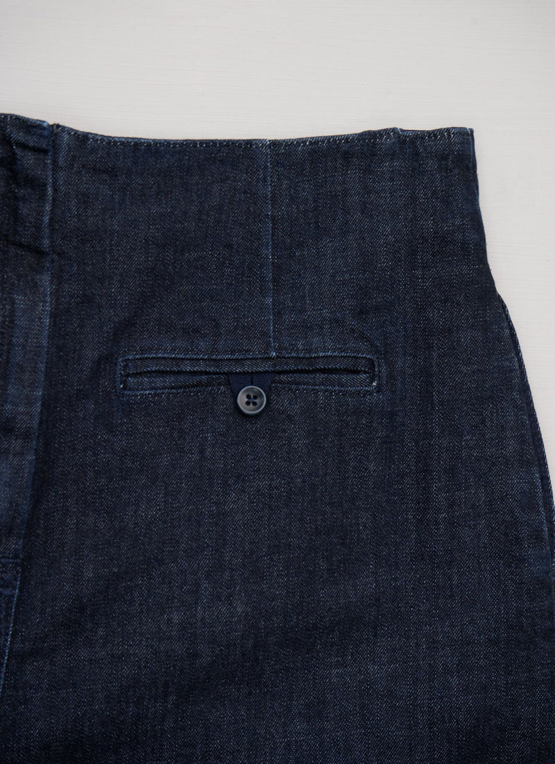 Reworn Denim Skirt Size 10 (252) | Indigo