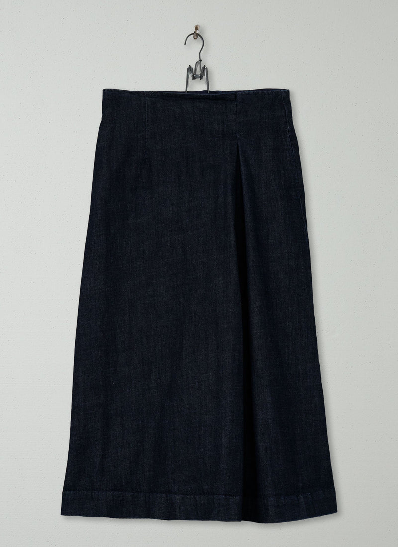 Reworn Denim Skirt Size 10 (252) | Indigo