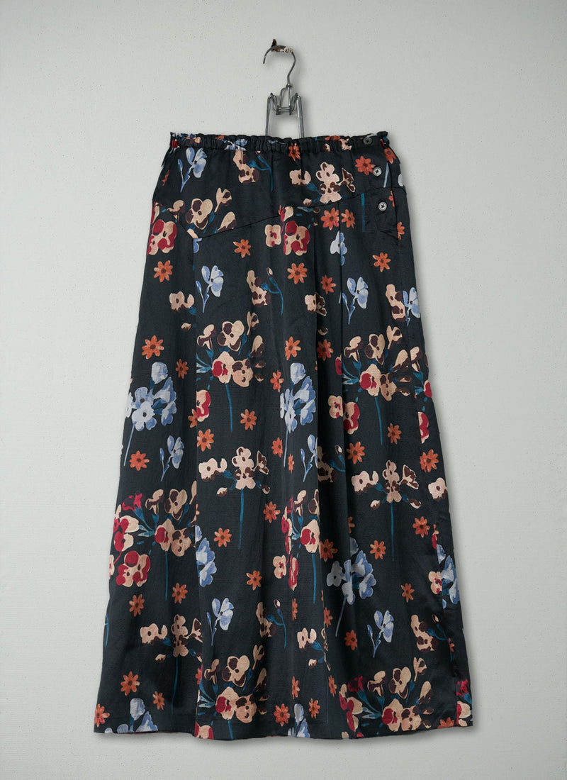 Reworn Floral Print Skirt Size 6 (101) | Multi