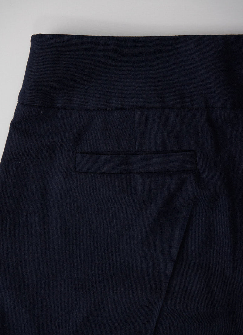 Reworn Cropped Sailor Trousers Size 14 (064) | Navy