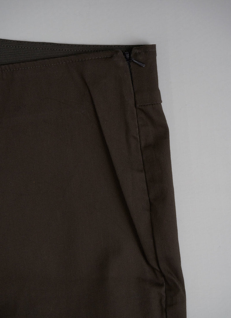Reworn Slim Leg Trousers Size 16 (082) | Brown