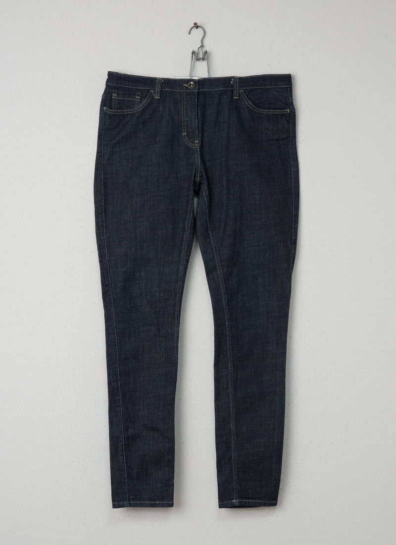 Reworn Skinny Jean Size 16 (037) | Indigo