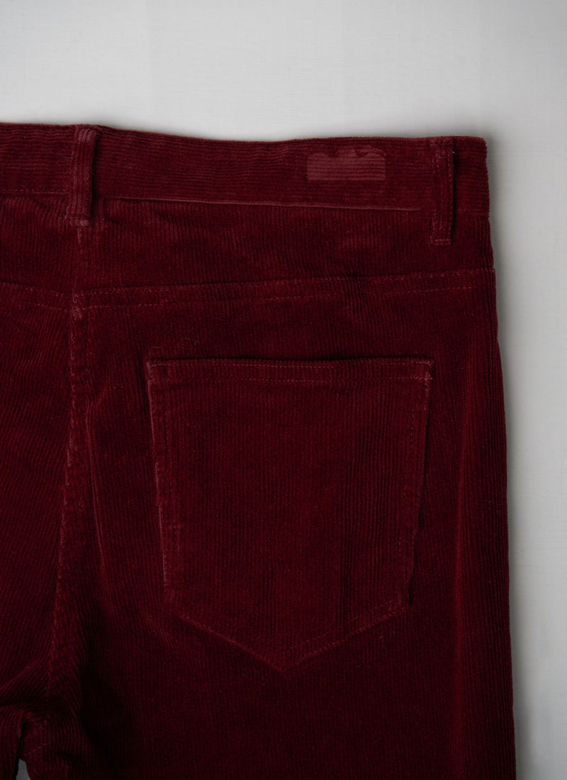 Reworn Cord Skinny Jeans Size 10 (192) | Boysenberry