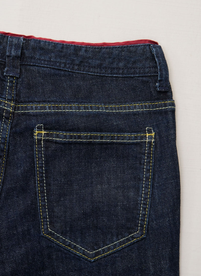 Reworn Boot Leg Jeans Size 8 (733) | Indigo