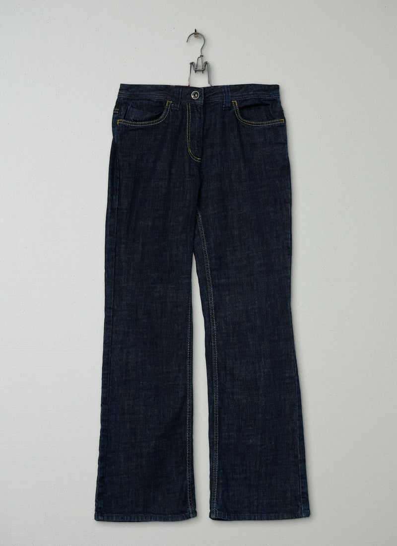 Reworn Boot Leg Jeans Size 8 (733) | Indigo