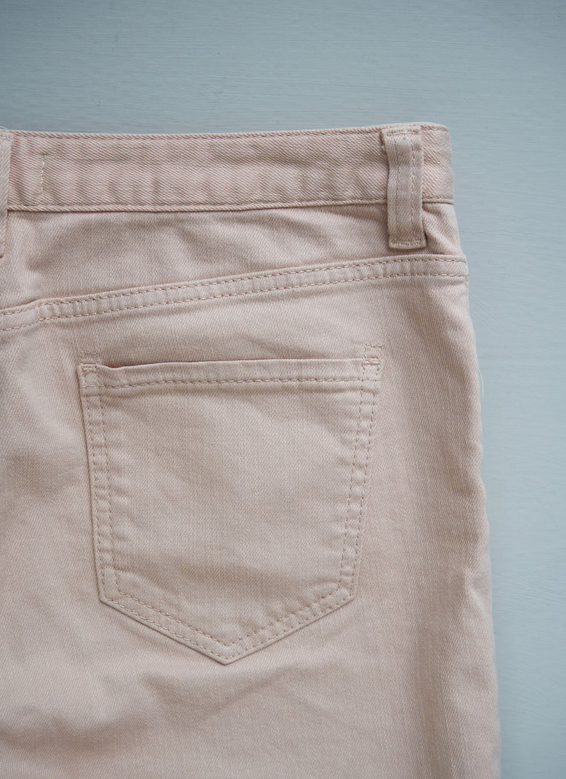 Reworn Slim Leg Jean Size 14 (073) | Rose