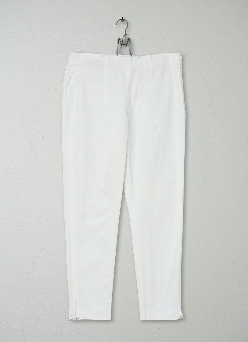 Reworn Ryoko Slim Trousers Size 12 (753) | White