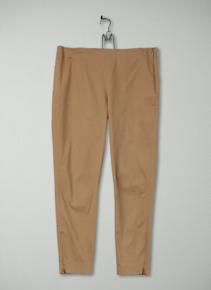 Reworn Ryoko Slim Trousers Size 14 (312) | Sand