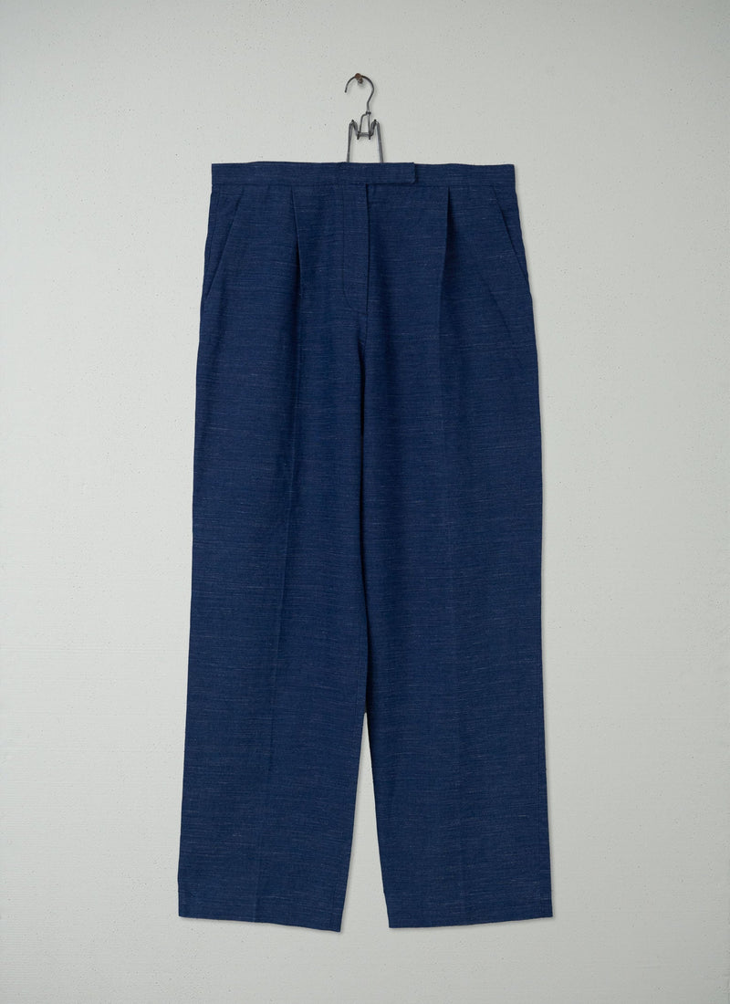 Reworn Kazuko Trousers Size 14 (103) | Indigo
