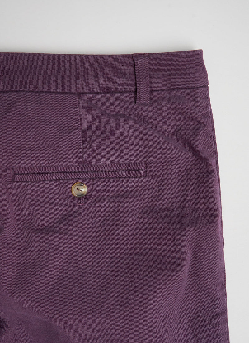 Reworn Henry Trousers Size 10 (039) | Aubergine