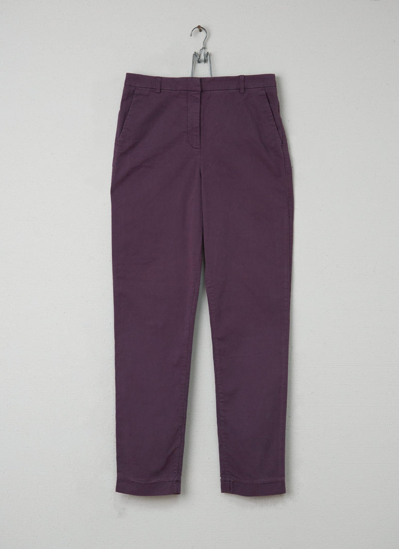 Reworn Henry Trousers Size 10 (039) | Aubergine