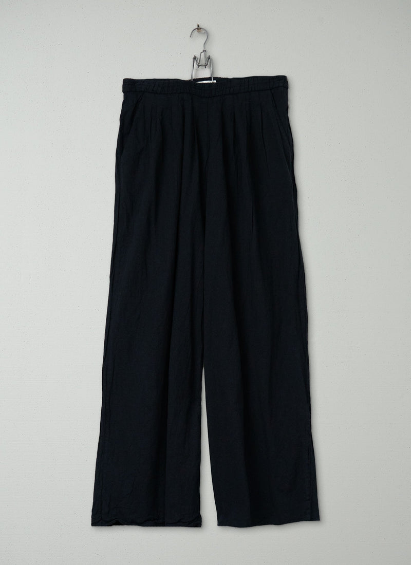 Reworn Albertine Trousers Size 10 (795) | Black