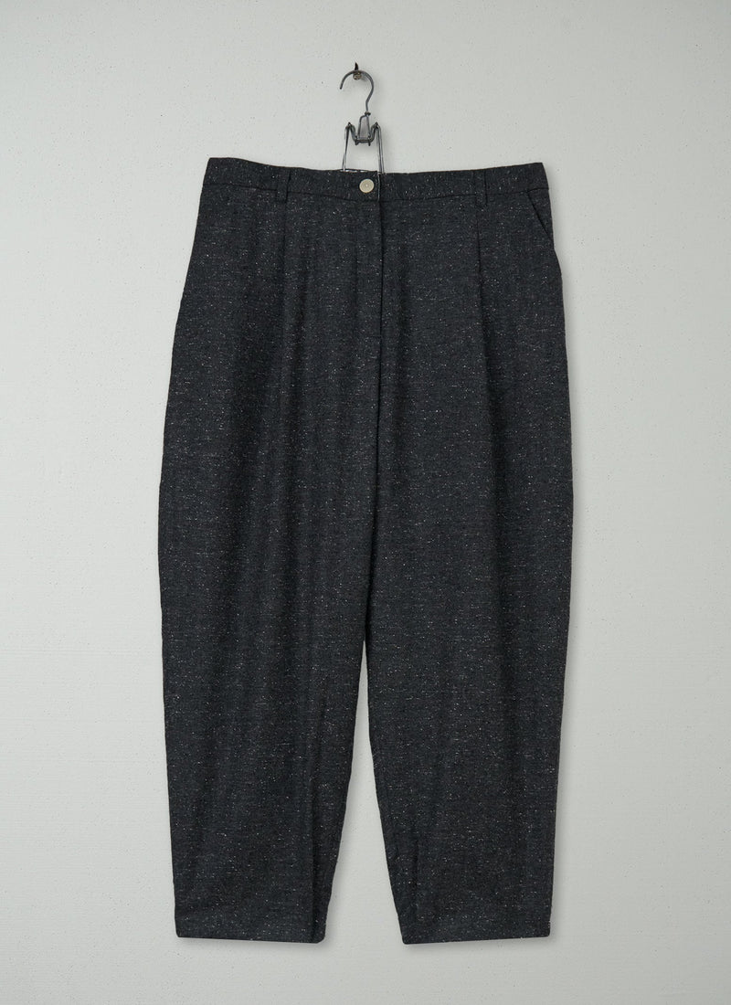 Reworn Fleck Tapered Trousers Size 16 (829) | Grey