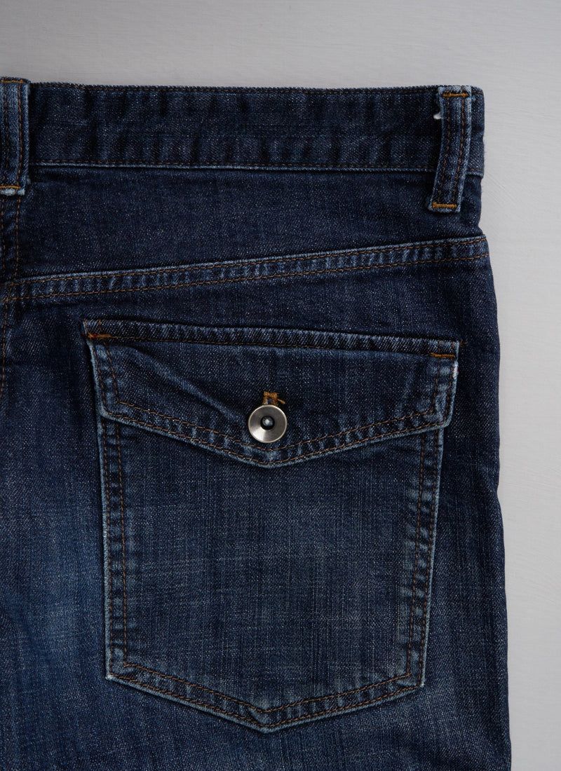 Reworn Denim Boy Jean Size 12 (072) | Indigo