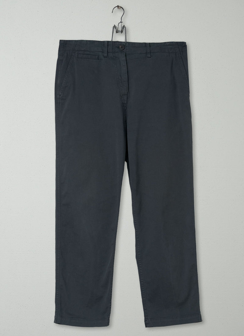 Reworn Cotton Twill Trousers Size 12 (329) | Green