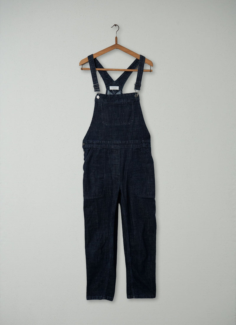 Reworn Dungarees Size 8 (142) | Indigo