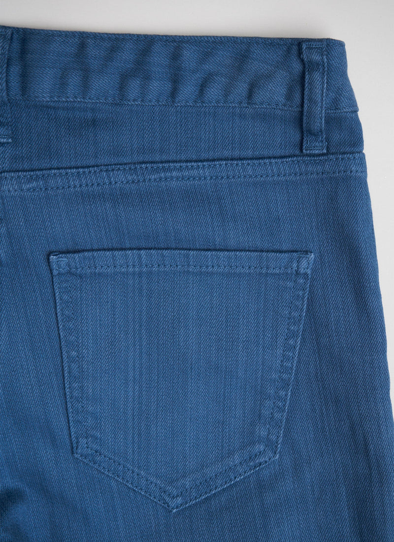 Reworn Slim Leg Trousers Size 10 (035) | Blue
