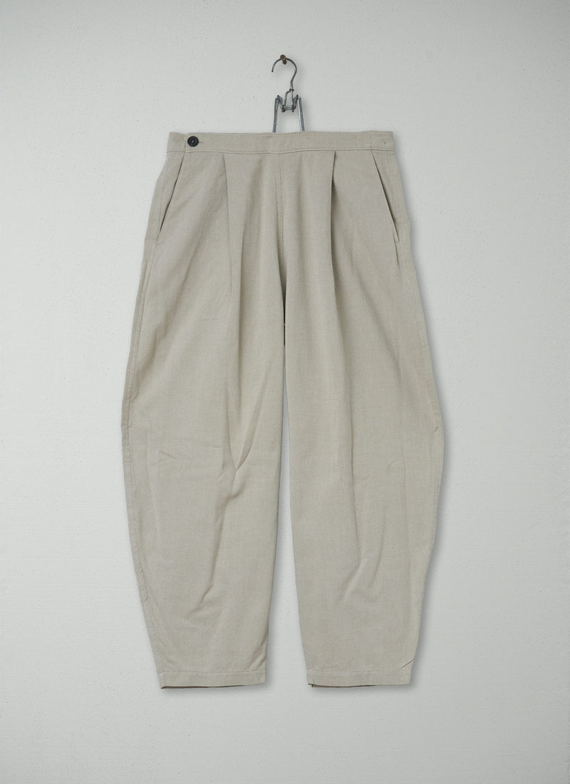 Reworn Slouchy Trousers Size 10 (061) | Natural