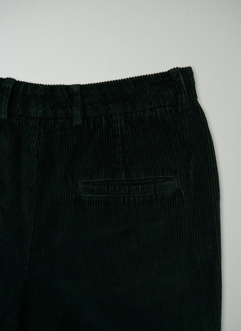 Reworn Cord Trousers Size 10 (975) | Green
