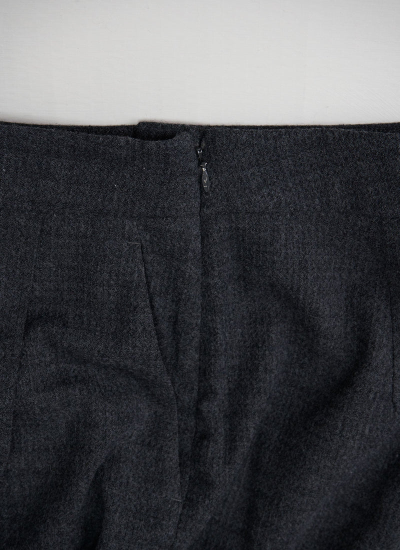 Reworn Soft Wool Trouser Size 8 (108) | Grey