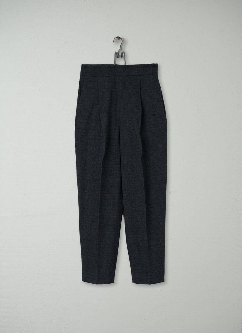 Reworn Soft Wool Trouser Size 8 (108) | Grey