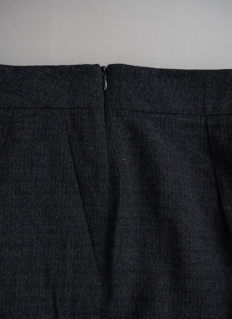 Reworn Soft Wool Trousers Size 10 (075) | Grey